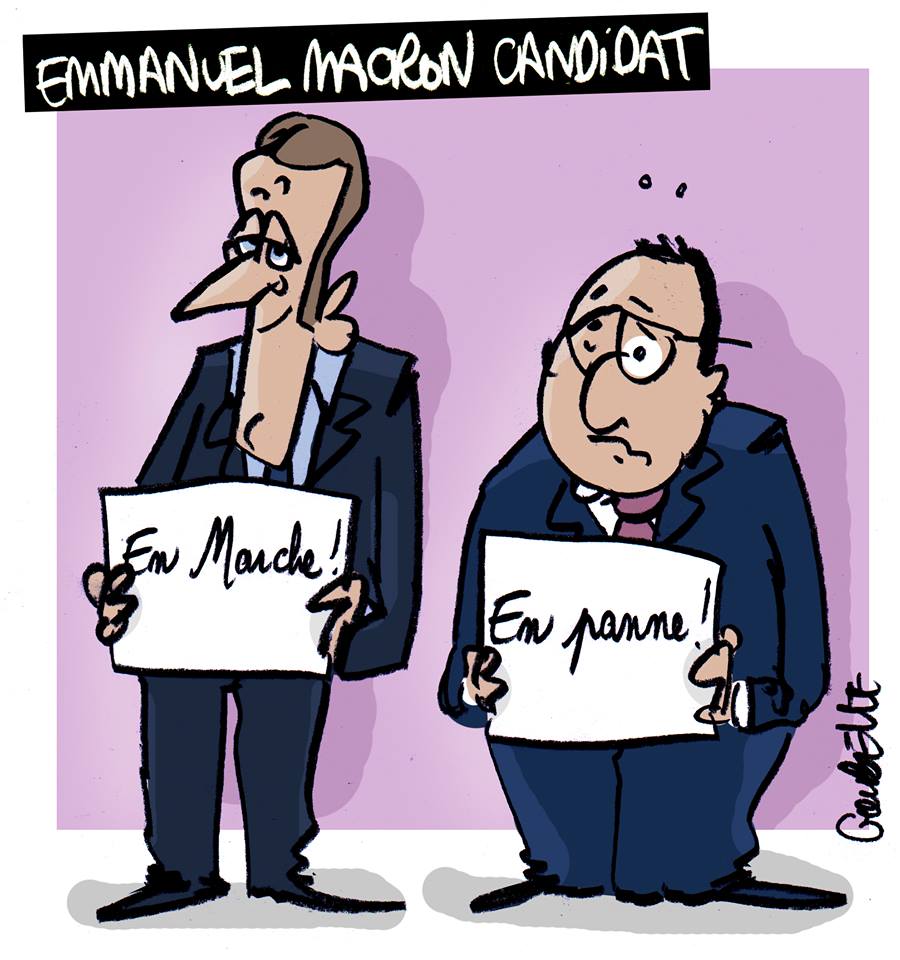 Emmanuel Macron est en marche.