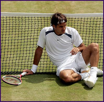 Federer, battu dans son 