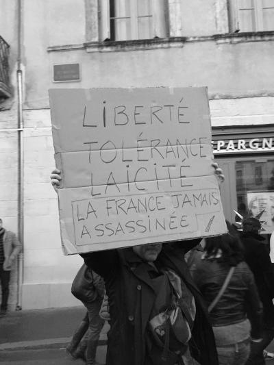 LibertÃ©, tolÃ©rance, laÃ¯citÃ©. La France jamais assassinÃ©e. 